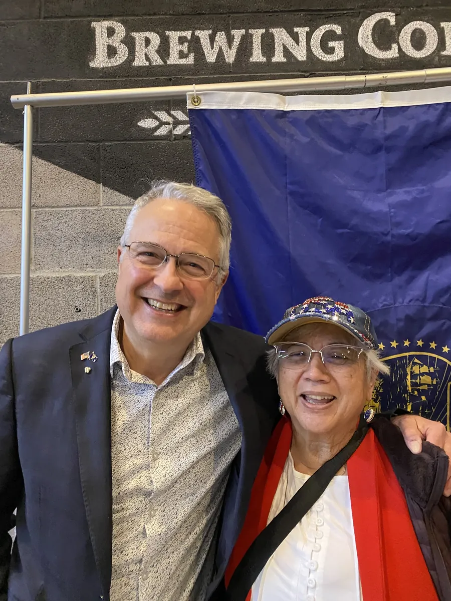 Representative Ed Diehl and Anna Munson